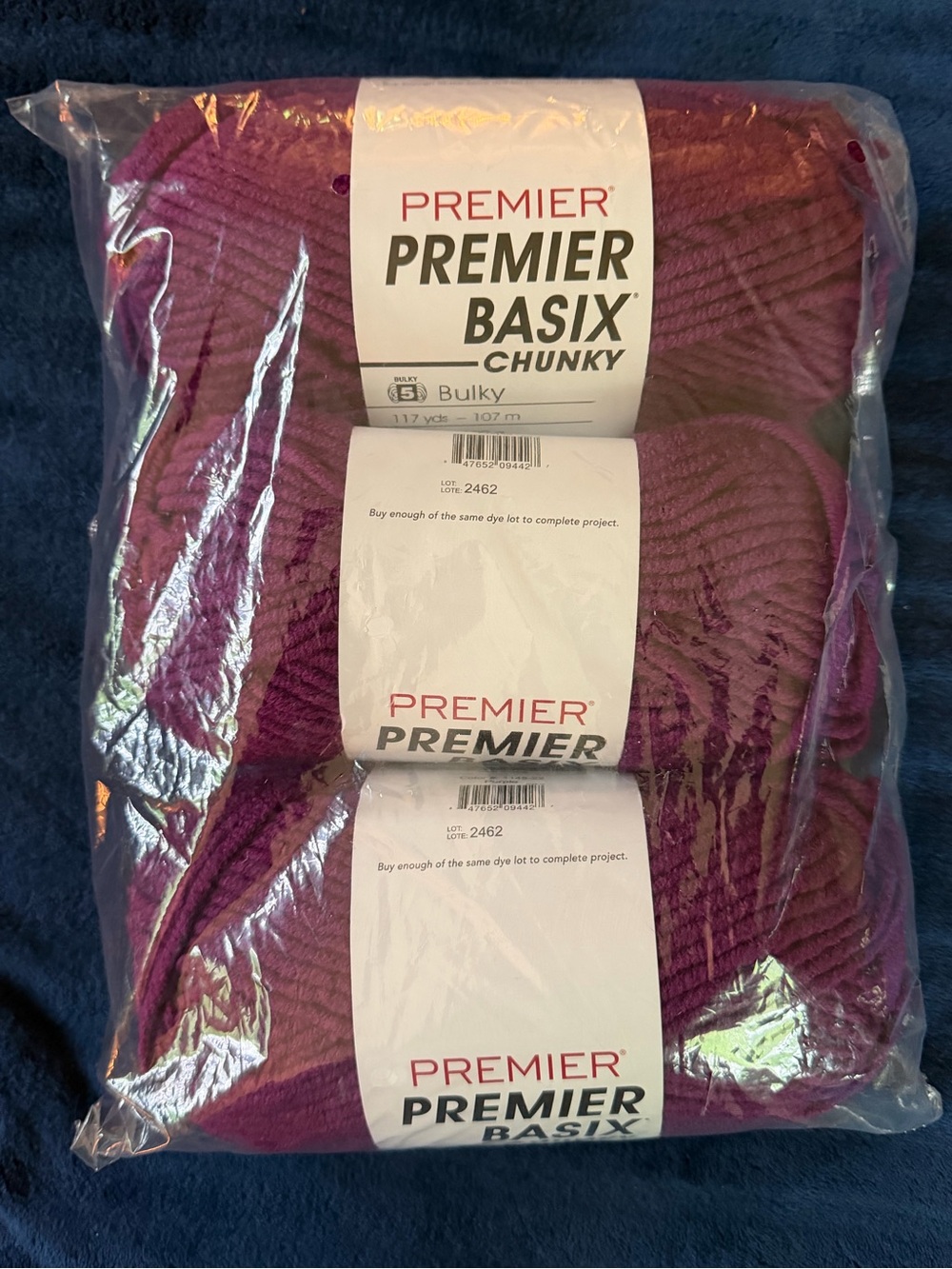 Premier Basix Chunky Yarn - Plum